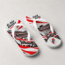Chinelo Masculino River Plate Estádio El Más Grande Branco e Vermelho Chinelo Masculino River Plate Estádio El Más Grande Branco e Vermelho