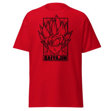 Camiseta Masculina Dragon Ball Saiyajin Camiseta Masculina Dragon Ball Saiyajin