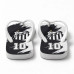 Chinelo Masculino Santos F.C. Camisa 10 Preto e Branco Chinelo Masculino Santos F.C. Camisa 10 Preto e Branco