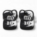 Chinelo Masculino Santos F.C. Camisa 10 Preto e Branco Chinelo Masculino Santos F.C. Camisa 10 Preto e Branco
