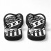 Chinelo Masculino Santos F.C. Escudos Preto e Branco