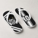 Chinelo Masculino Santos F.C. Faixas e Camisa 10 Preto e Branco Chinelo Masculino Santos F.C. Faixas e Camisa 10 Preto e Branco
