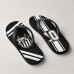 Chinelo Masculino Santos F.C. Faixas e Camisa 10 Preto e Branco Chinelo Masculino Santos F.C. Faixas e Camisa 10 Preto e Branco