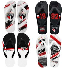 Chinelo Masculino São Paulo Varias Estampas Chinelo Masculino São Paulo Varias Estampas