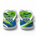 Chinelo Masculino Seattle Sounders FC Dynamic Verde e Azul Chinelo Masculino Seattle Sounders FC Dynamic Verde e Azul