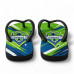 Chinelo Masculino Seattle Sounders FC Dynamic Verde e Azul Chinelo Masculino Seattle Sounders FC Dynamic Verde e Azul