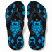 Chinelo Masculino Seattle Sounders FC Geo Azul e Preto Chinelo Masculino Seattle Sounders FC Geo Azul e Preto