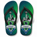 Chinelo Masculino Seattle Sounders FC Skyline Verde e Azul Chinelo Masculino Seattle Sounders FC Skyline Verde e Azul