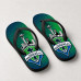 Chinelo Masculino Seattle Sounders FC Skyline Verde e Azul Chinelo Masculino Seattle Sounders FC Skyline Verde e Azul