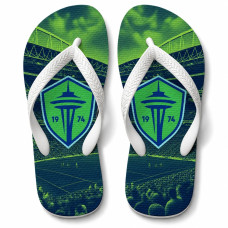 Chinelo Masculino Seattle Sounders FC Stadium Verde e Azul Chinelo Masculino Seattle Sounders FC Stadium Verde e Azul