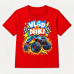 Camiseta Infantil Menino Vlad & Niki Monster Truck Race Camiseta Infantil Menino Vlad & Niki Monster Truck Race