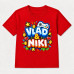 Camiseta Infantil Menino Vlad & Niki Pixel Gamer