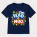 Camiseta Infantil Menino Vlad & Niki Pixel Gamer