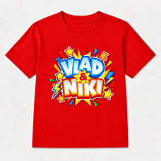 Camiseta Infantil Menino Vlad & Niki Pop Comic Camiseta Infantil Menino Vlad & Niki Pop Comic