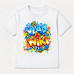 Camiseta Infantil Menino Vlad & Niki Graffiti Skate Camiseta Infantil Menino Vlad & Niki Graffiti Skate