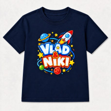Camiseta Infantil Menino Vlad & Niki Space Camiseta Infantil Menino Vlad & Niki Space