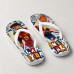 Chinelo Masculino Lamine Yamal Espanha Graffiti Vermelho e Amarelo Chinelo Masculino Lamine Yamal Espanha Graffiti Vermelho e Amarelo