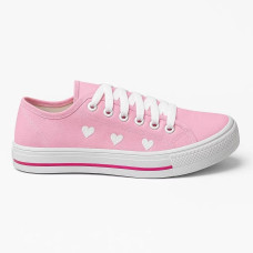Tenis Casual Coraçao Feminino Leve e Confortavel Dia Dia Tenis Casual Coraçao Feminino Leve e Confortavel Dia Dia