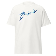 Camiseta Masculina Balmain Ice Blue Camiseta Masculina Balmain Ice Blue