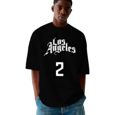 Camiseta Masculina Oversized Los Angeles 2 Camiseta Masculina Oversized Los Angeles 2
