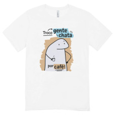 Camisa Feminina Baby Look Troco Gente Chata Por Cafe Camisa Feminina Baby Look Troco Gente Chata Por Cafe