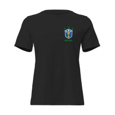 Camisa Feminina Baby Look Seleção Brasileira 1985