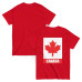 Camisa Masculina Plus Size Canadá Folha Maple Camisa Masculina Plus Size Canadá Folha Maple