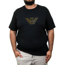 Camiseta Plus Size Emporio Armani EA7 Golden Premium Camiseta Plus Size Emporio Armani EA7 Golden Premium