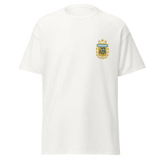 Camiseta Masculina Brasão Seleção Argentina Camiseta Masculina Brasão Seleção Argentina