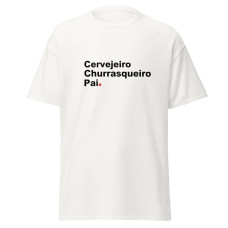 Camiseta Masculina Dia dos Pais Cervejeiro, Churrasqueiro, Pai Camiseta Masculina Dia dos Pais Cervejeiro, Churrasqueiro, Pai