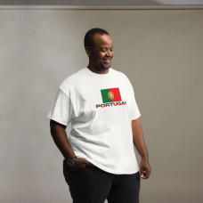Camiseta Plus Size Portugal Bandeira Camiseta Plus Size Portugal Bandeira