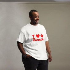 Camisa Masculina Plus Size I Love Canadá Camisa Masculina Plus Size I Love Canadá