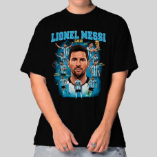 Camiseta Masculina Oversized Messi Argentina Camiseta Masculina Oversized Messi Argentina