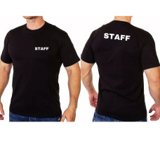 Camiseta Staff Uniforme Preto ou Branco Camiseta Staff Uniforme Preto ou Branco