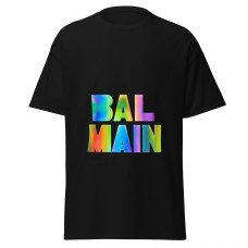 Camiseta Masculina Balmain Neon Camiseta Masculina Balmain Neon