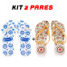 Kit 2 Chinelo Feminino Havaianas Eye Variados Kit 2 Chinelo Feminino Havaianas Eye Variados