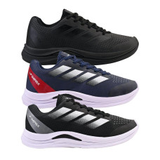 Kit 3 Tênis Masculino Dublin Esportivo Academia Corrida Caminhada Kit 3 Tênis Masculino Dublin Esportivo Academia Corrida Caminhada