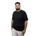 Kit 4 Camisas Plus Size Masculina Lisa Algodão Premium Kit 4 Camisas Plus Size Masculina Lisa Algodão Premium