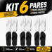 Kit 6 Chinelos Masculino e Feminino de Dedo Kit 6 Chinelos Masculino e Feminino de Dedo