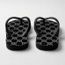 Chinelo Feminino Gucci Black White