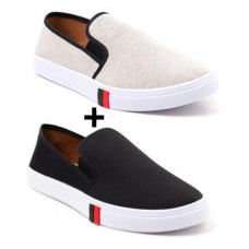 Kit 2 Tênis Iate Slip On Kit 2 Tênis Iate Slip On