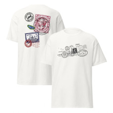 Camiseta Masculina Cartão Postal Camiseta Masculina Cartão Postal