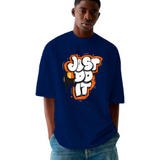 Camiseta Masculina Oversized Just Do It Camiseta Masculina Oversized Just Do It