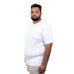 Kit 3 Camisas Plus Size Masculina Lisa Algodão Premium Kit 3 Camisas Plus Size Masculina Lisa Algodão Premium