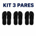 Kit 3 Chinelos Masculino e Feminino de Dedo Kit 3 Chinelos Masculino e Feminino de Dedo
