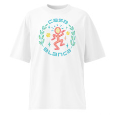 Camiseta Masculina Oversized Casa Blanca Play Camiseta Masculina Oversized Casa Blanca Play