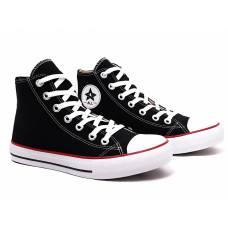 Tênis Botinha Lona Classic Cano Alto AB Star Tênis Botinha Lona Classic Cano Alto AB Star