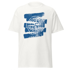 Camiseta Masculina Stone Island Blue Splash Camiseta Masculina Stone Island Blue Splash