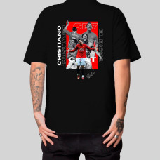 Camiseta Masculina Oversized Cristiano Ronaldo Camiseta Masculina Oversized Cristiano Ronaldo