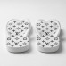 Chinelo Feminino LV Black White Chinelo Feminino LV Black White
